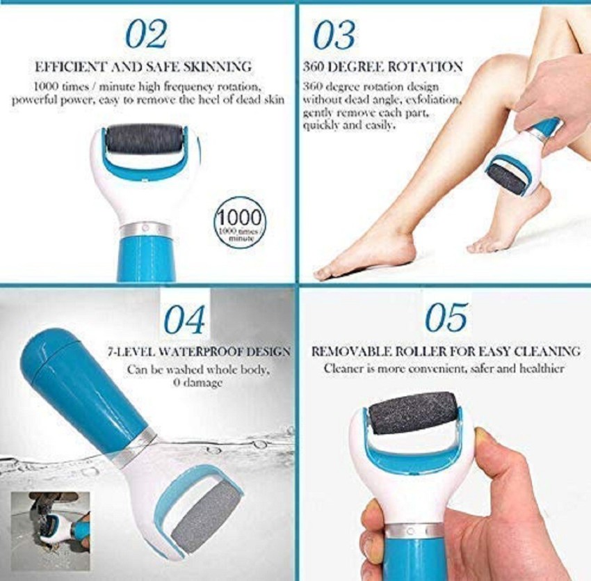 MAYCREATE Callous Remover Electric USB Rechargeable Foot Callus Remover  Pedicure Dead Skin Remover Foot Scrubber for