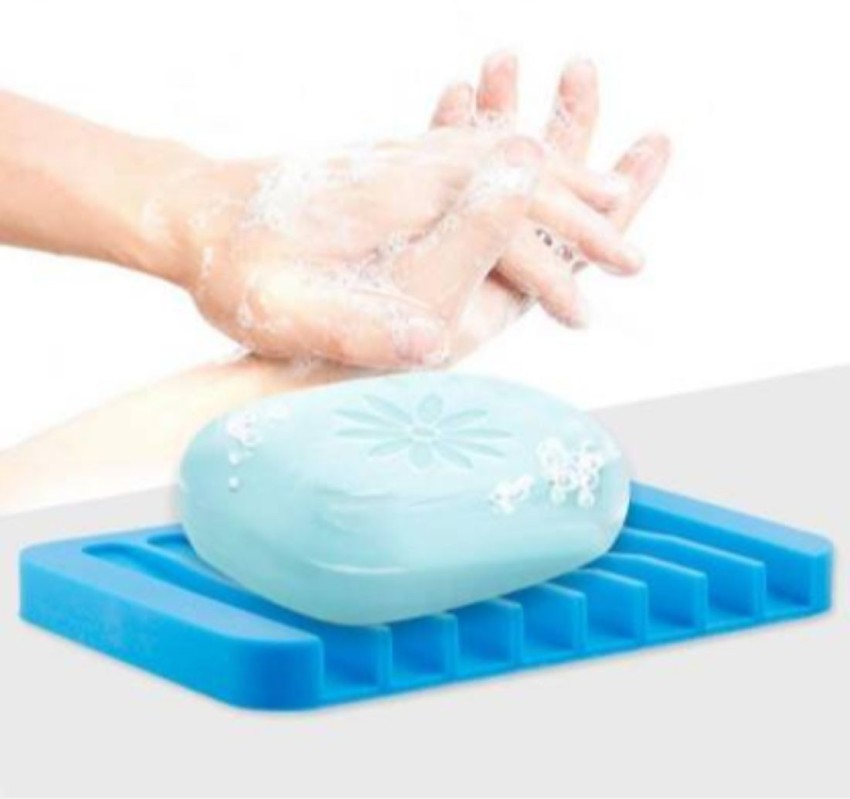 Magnusdeal soap drying mat Self Draining Silicone Drying Mat