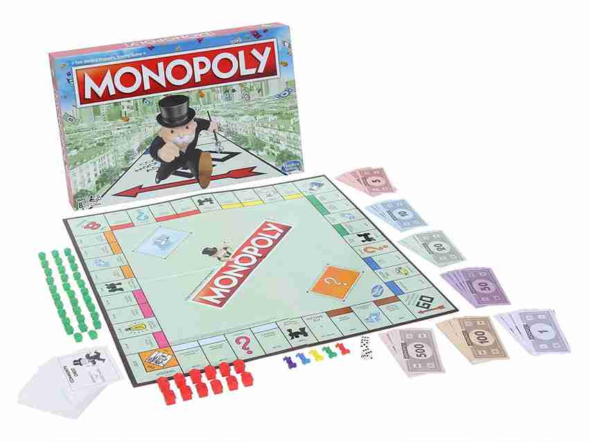 Monopoly Game, Classic Family Board Game for 2 to 6 Players, for Kids Ages  8 and Up