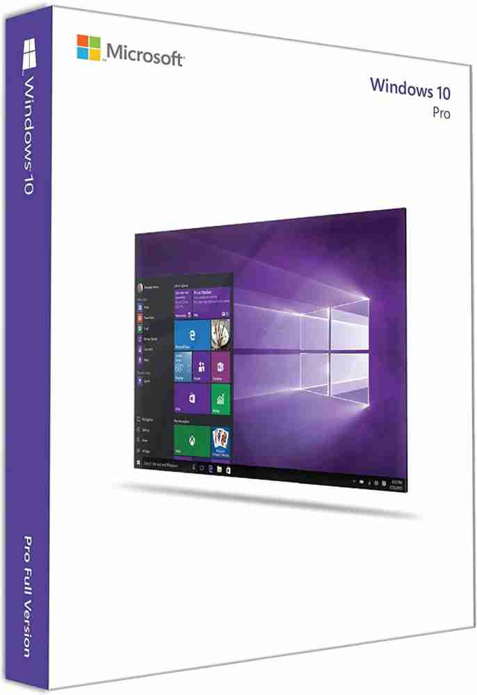 MICROSOFT Windows 10 Professional 32Bit/64Bit English INTL