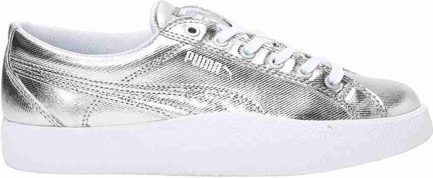 puma shoes women silver