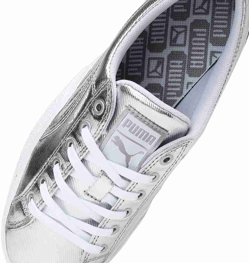 puma shoes women silver