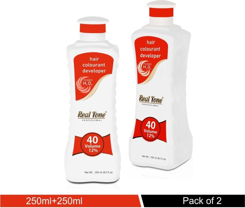 real tone Hair Color Developer 40 vol 100ml pack of 2  Hair Color Developer  40 vol 100ml pack of 2  Price in India Buy real tone Hair Color Developer  40