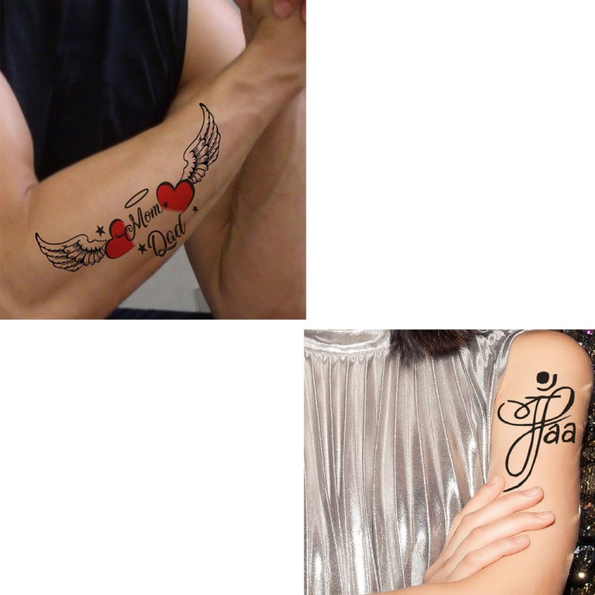 Maa tattoo on wrist  Maa tattoo designs Angel tattoo designs Tattoos