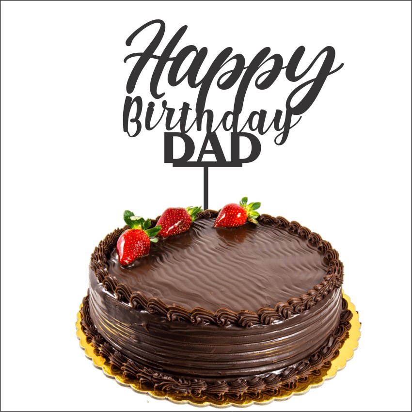 Happy Birthday Dad Cake Topper Daddy Cake Topper Dad - Etsy