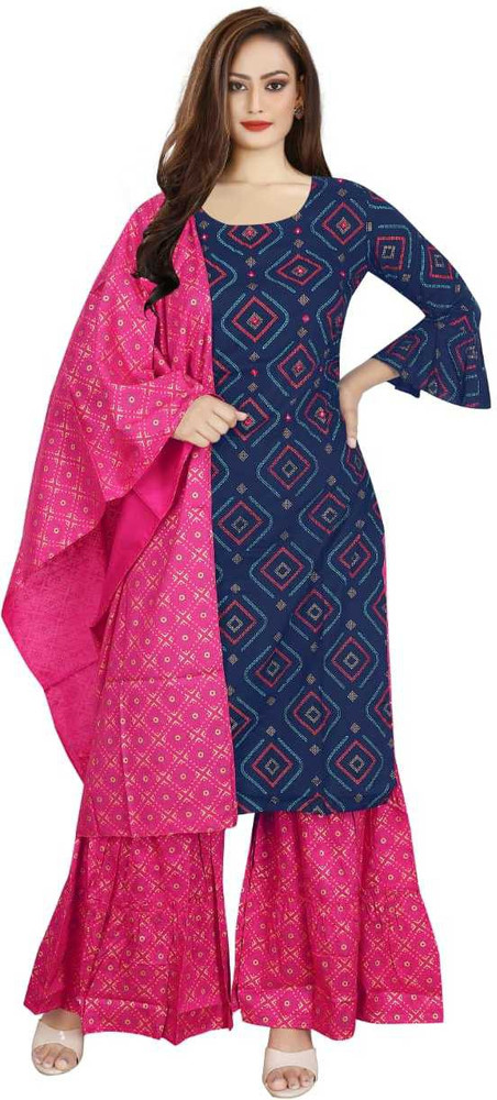 Jaipur Kurti Women Kurta and Palazzo Set  Buy Jaipur Kurti Women Kurta and  Palazzo Set Online at Best Prices in India  Flipkartcom