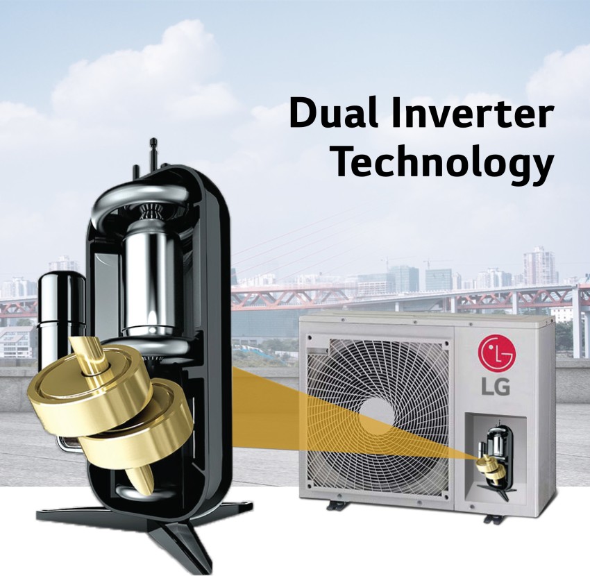 lg dual inverter ac gas charging price