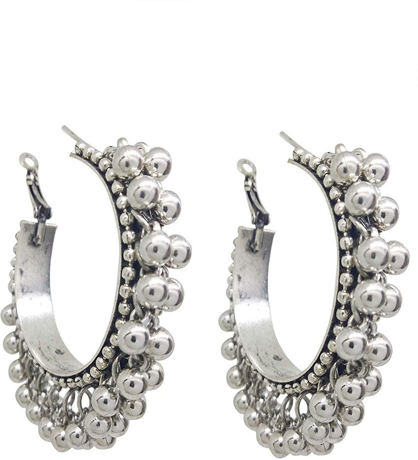 Hoop earrings flipkart clearance