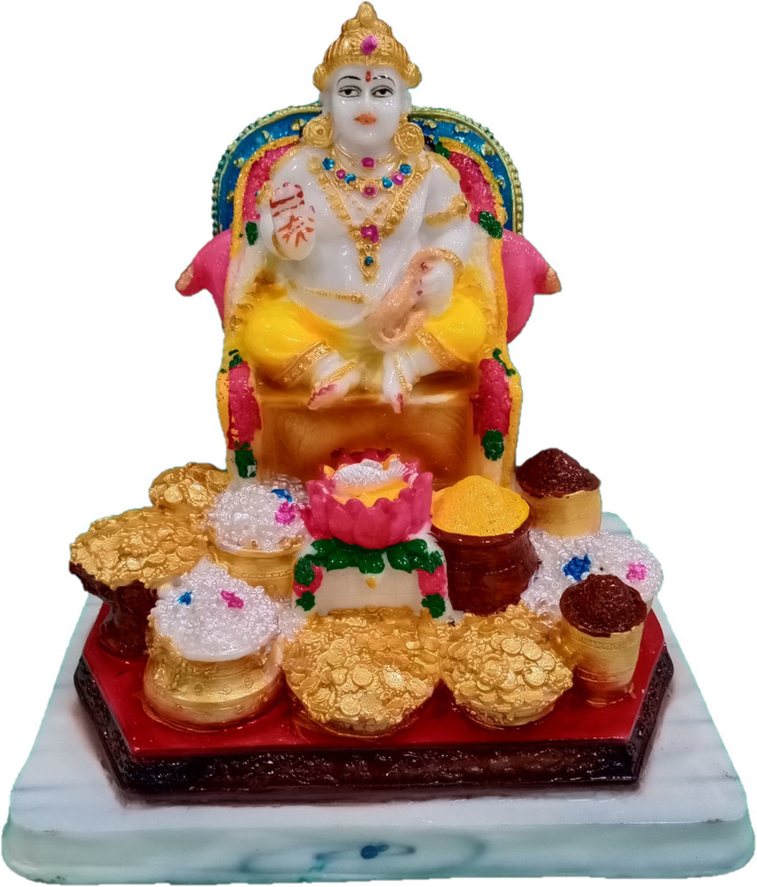 Om Shree Siddhi Vinayak Murti Bhandar Marble Kuber Ji Stting Base ...