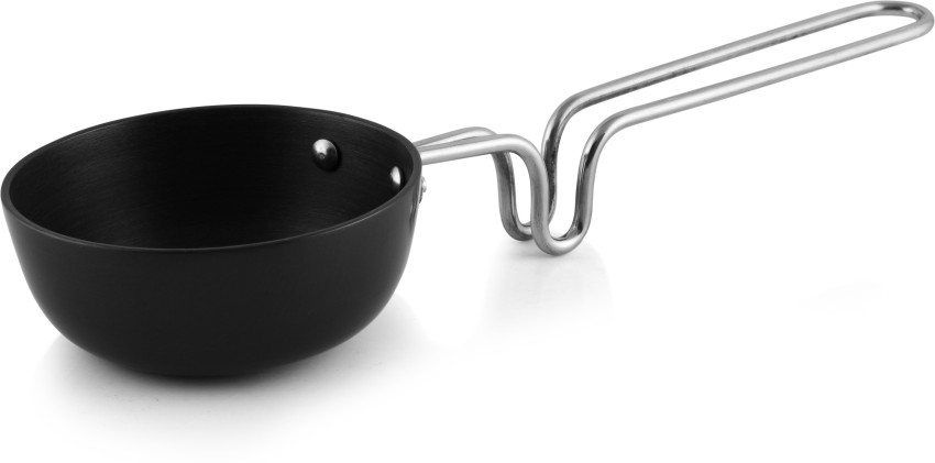 Black Cast Iron Tadka Pan(Small), Round, Capacity: 0.5 Litre