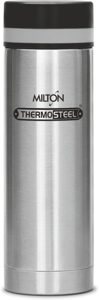 Milton Thermosteel Optima 420 Stainless Steel Flask, 420ml, Steel