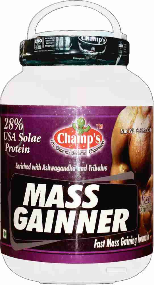 CHAMPS NUTRITION MUSCLE MASS 2Lbs Weight Gainers/Mass Gainers