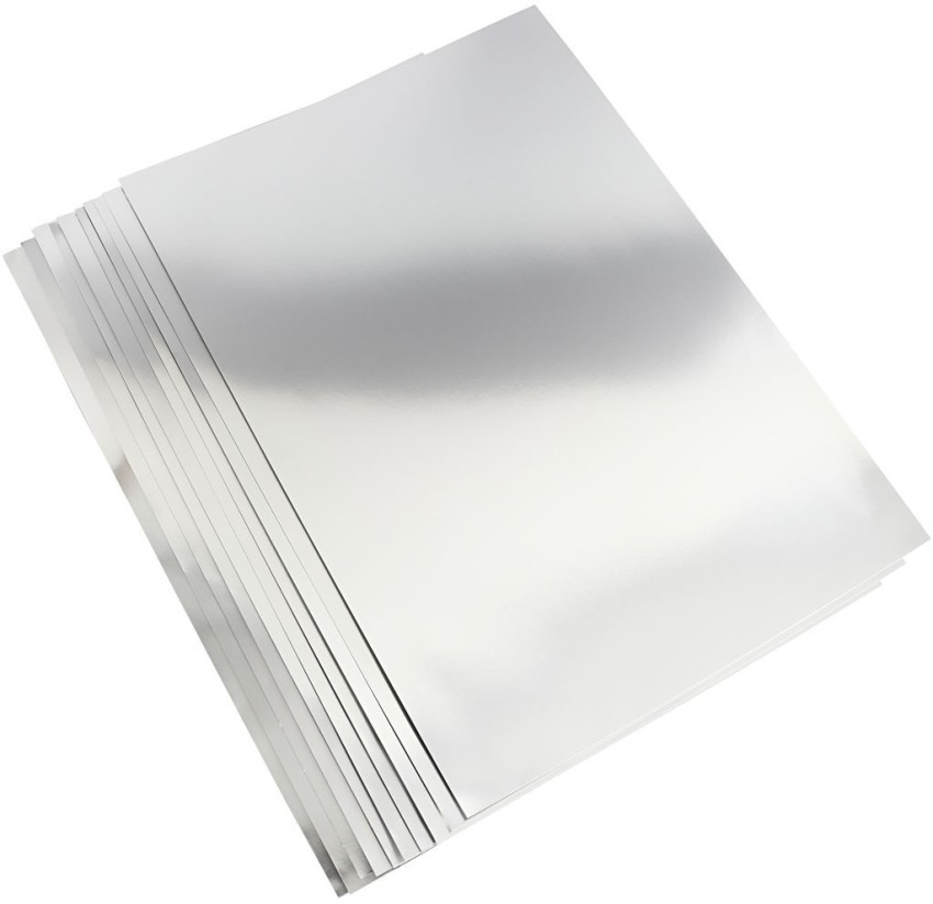 metallic silver paper
