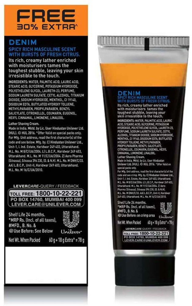 Details 140+ axe denim shaving cream 60g super hot dedaotaonec