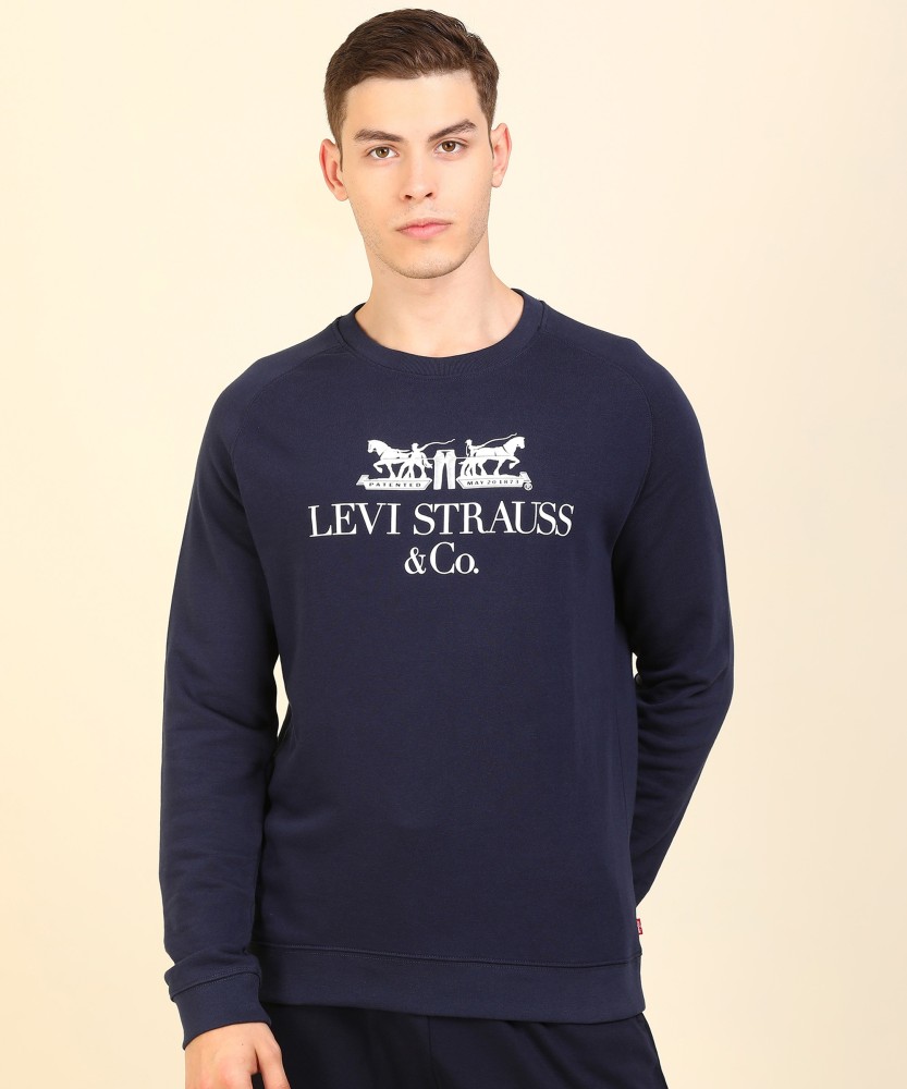 LEVI S Full Sleeve Printed Men Sweatshirt Buy LEVI S Full Sleeve