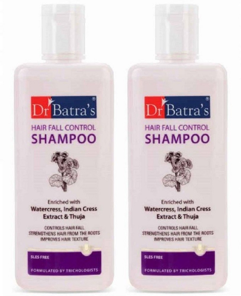 Dr. Batra's Hair Fall Control Shampoo (200) Pack of 2 - Price in India, Buy  Dr. Batra's Hair Fall Control Shampoo (200) Pack of 2 Online In India,  Reviews, Ratings & Features 