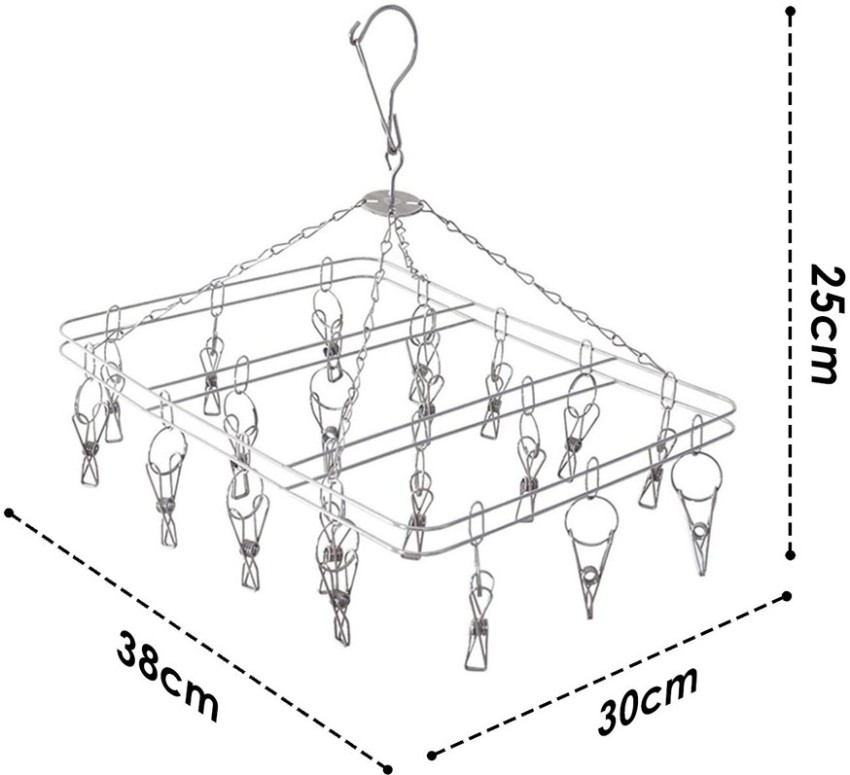 Black bra hanger 25cm