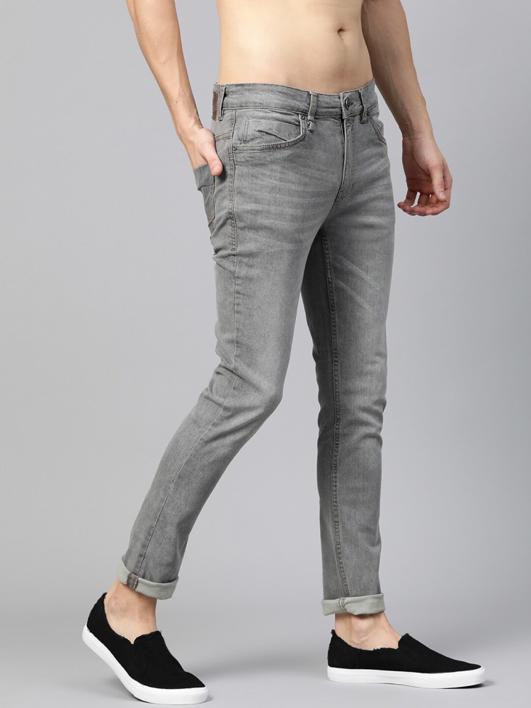 Bulkbuy New Product Stylish Light Gray Men Jeans Pants price comparison