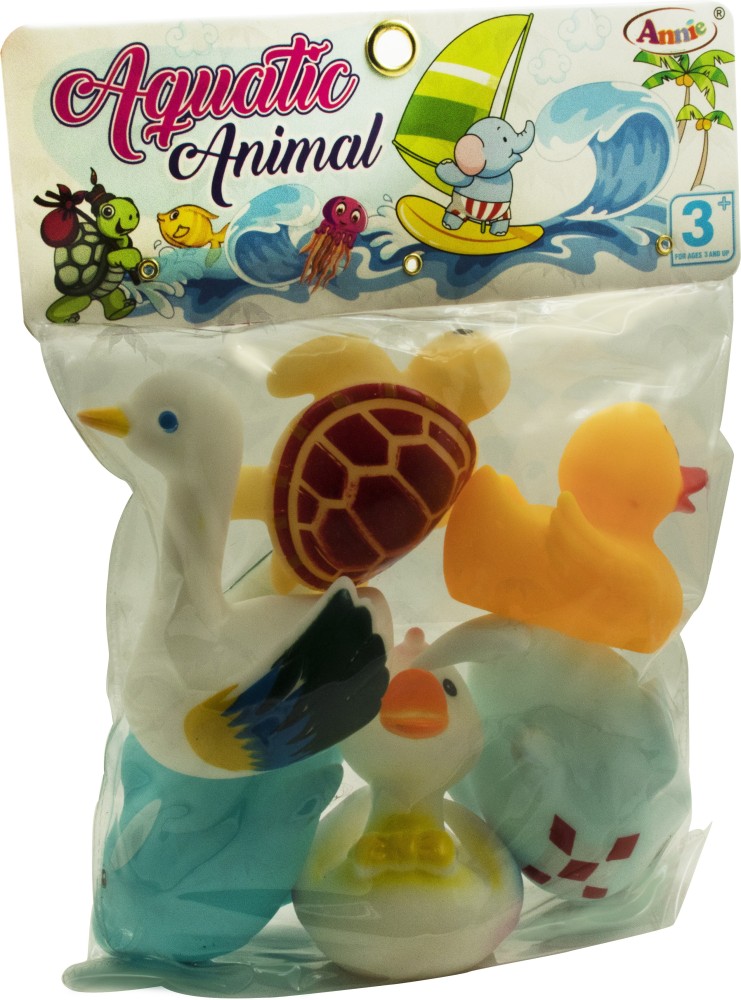 Annie Cute Animals Squeeze Toy 6 PC Set |Chu chu|Silly Squeezing