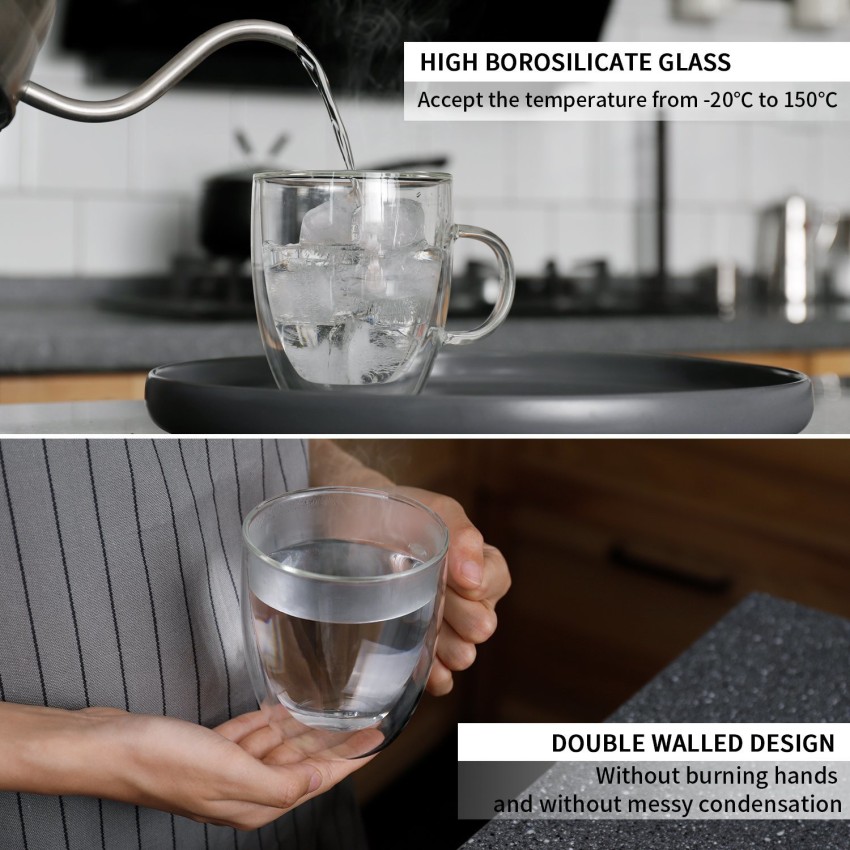 1000/500/350ml High Borosilicate Glass Measuring Cup -20°-150° Temperature  Resistant Measuring Glass