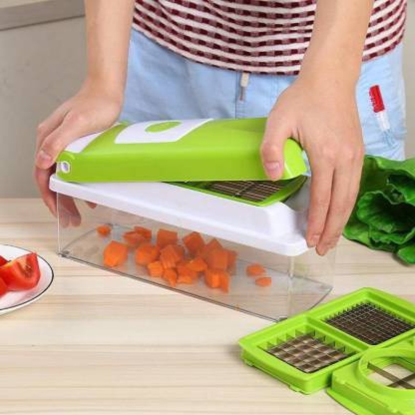 Plastic Multipurpose 12 In 1 Vegetable And Fruit Chopper Cutter