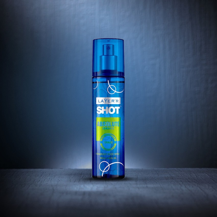 LAYER R Shot Absolute Series Game Power Craze Body Spray For