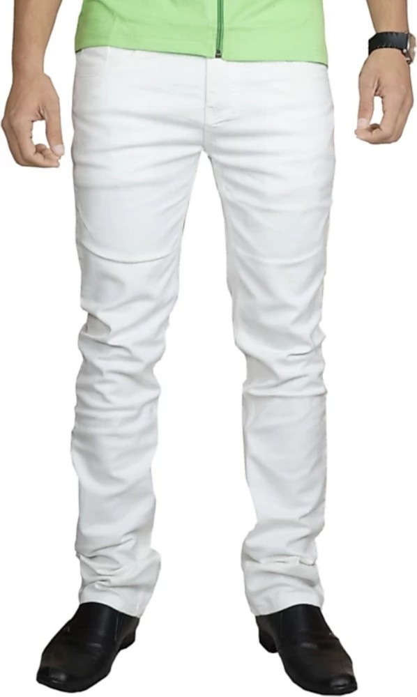 Buy John Pride White Regular Fit Jeans for Men Online  Tata CLiQ