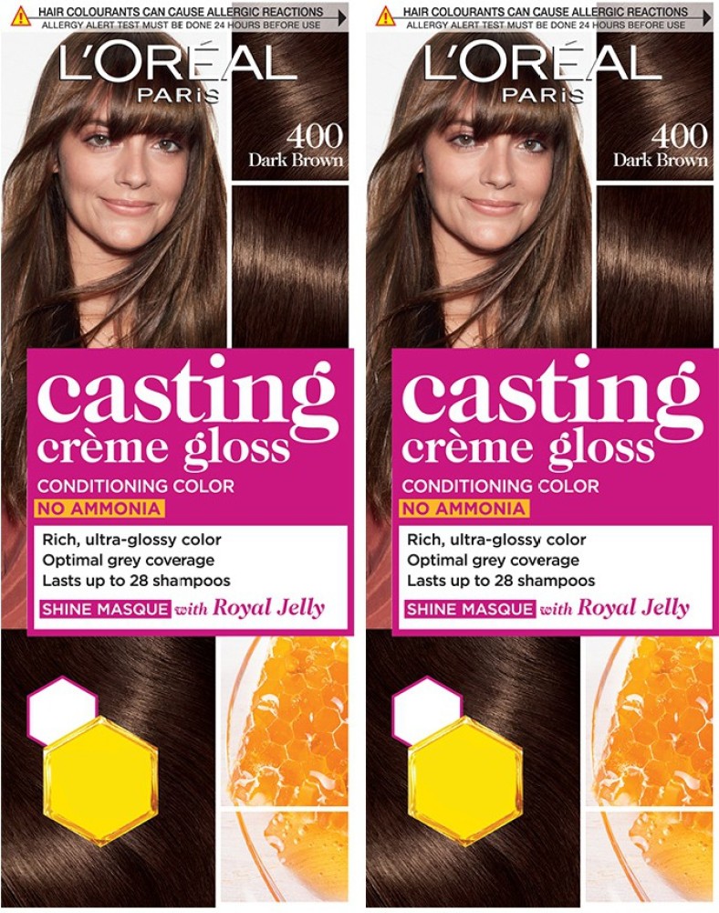 LOreal Paris Casting Creme Gloss Small Pack 500 Medium Brown 45g