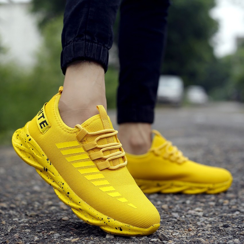 Mens Yellow Shoes.