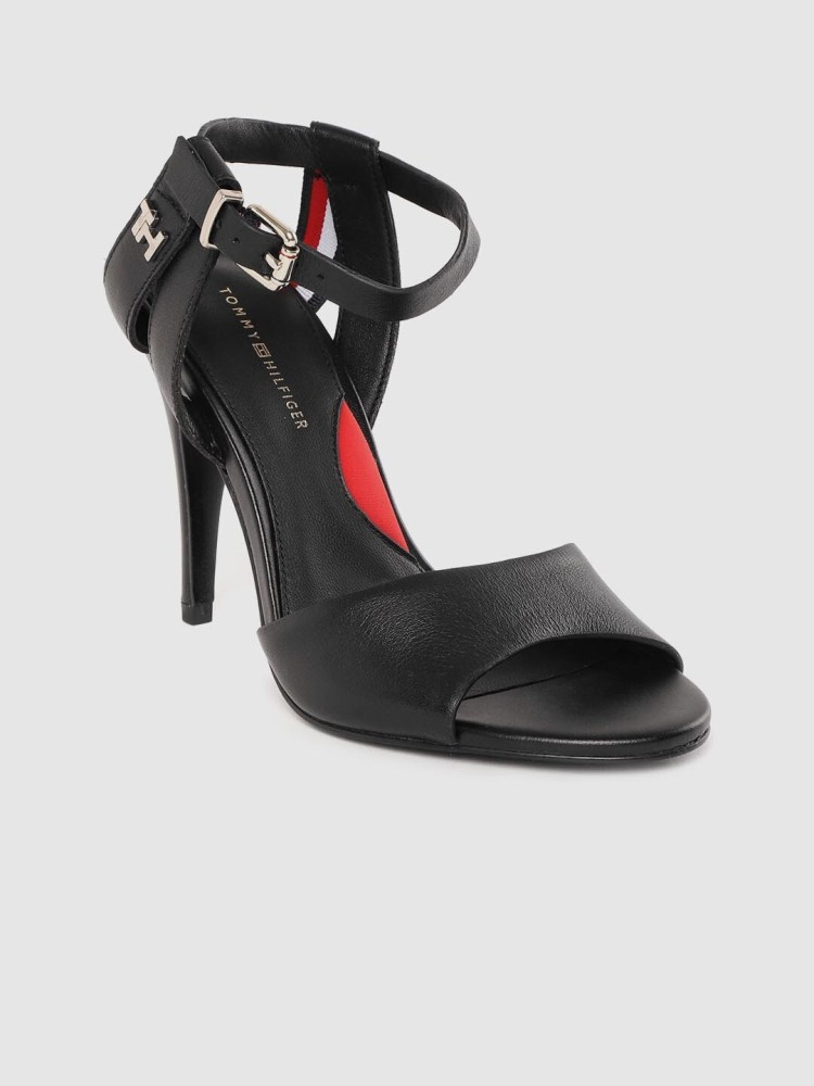 TOMMY HILFIGER Women Black Heels - Buy TOMMY HILFIGER Women Heels Online at Best Price - Shop Online for Footwears in India | Flipkart.com