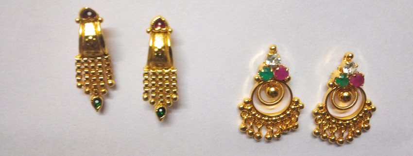 Update 106+ chandramukhi gold earrings super hot - seven.edu.vn