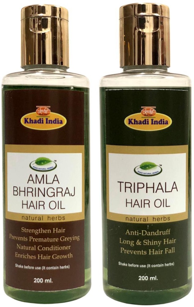 Khadi Pure Herbal Amla  Bhringraj Hair Oil Buy bottle of 210 ml Oil at  best price in India  1mg