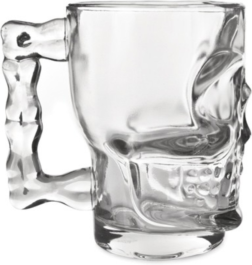 baluda Stylish Transparent Beer Glass with Premium Handle Glass