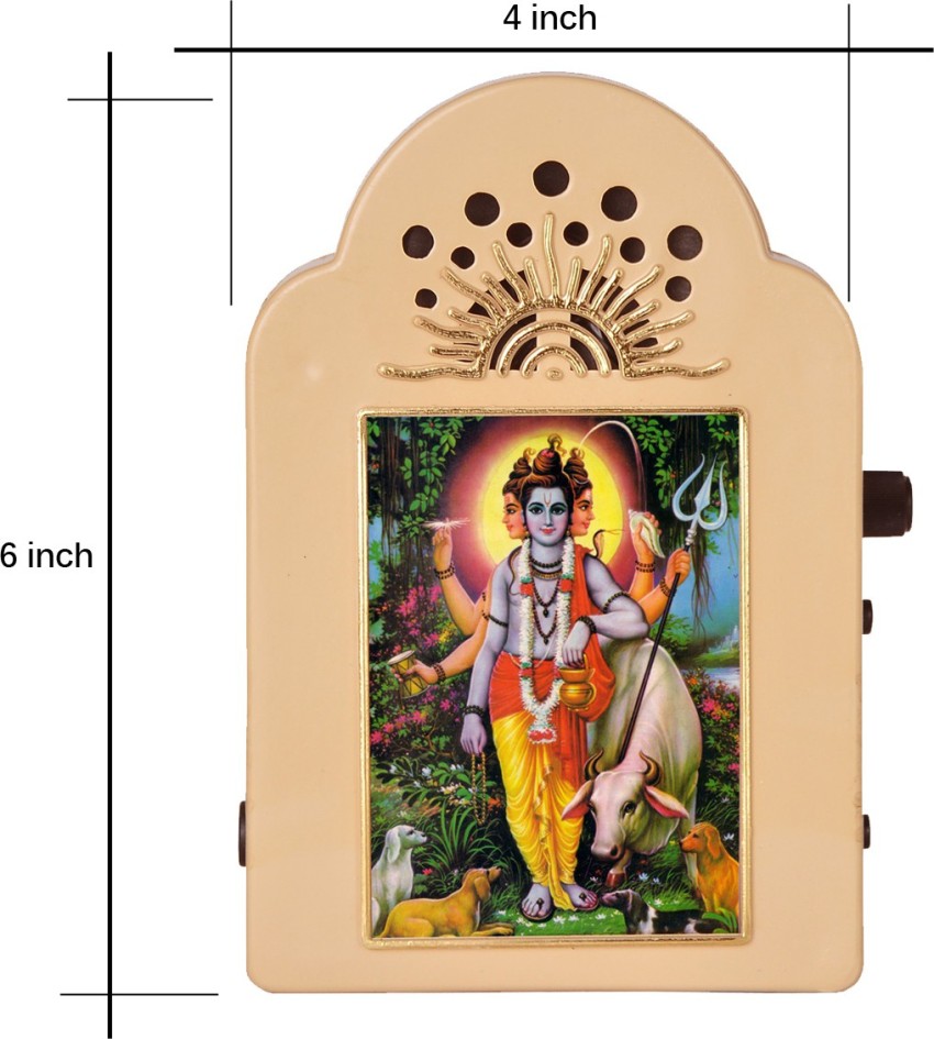 Maha mantra murti hand carved wooden