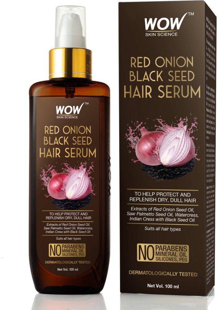WOW SKIN SCIENCE Onion Hair Oil With Black Seed Oil Extracts  Controls Hair  Fall  No Mineral Oil Silicones  Synthetic Fragrance  25ml Hair Oil   Price in India Buy