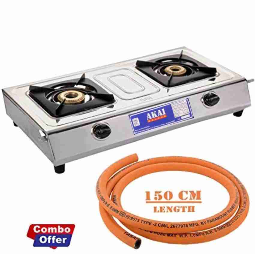 AKAI 2 Hob Table Top Gas Cooker With Grill