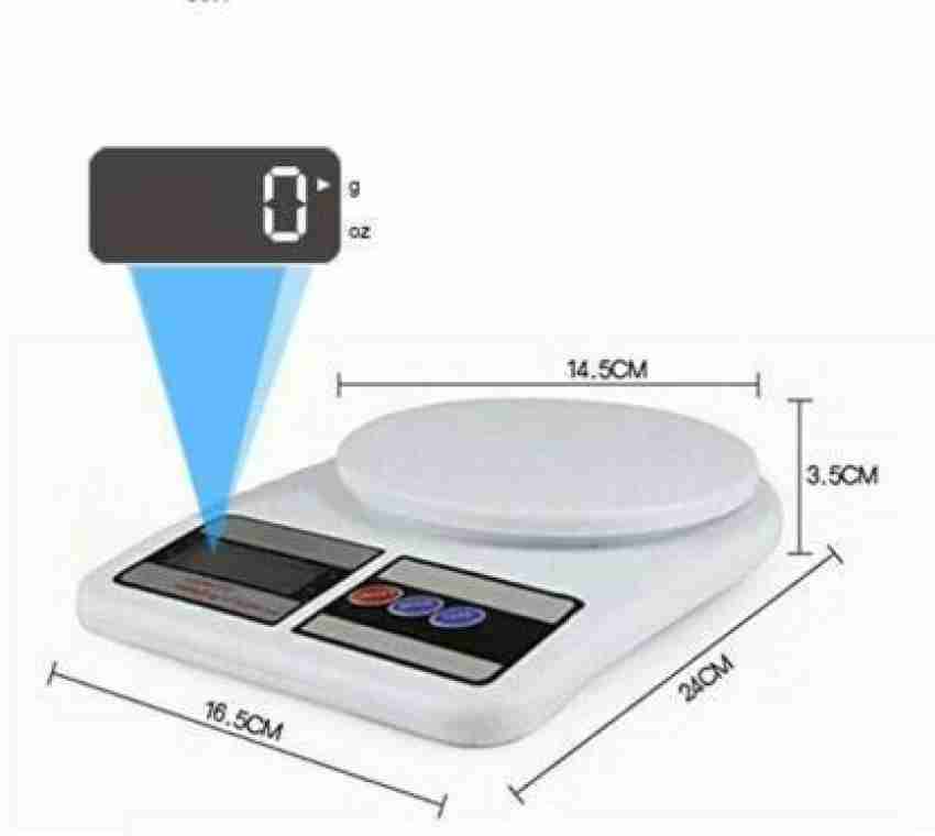 SF 400 Kitchen Scale Digital Kitchen Weighing Machine Multipurpose Electronic  Weight Scale with Backlit LCD Display