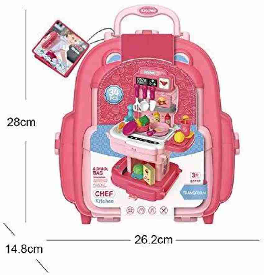 Click N' Play Kids Play Purse - 19 Pc. Set, Pretend Play Purse, Toddler  Girl Purse for Kids, Toys for Girls 3+, Little Girl & Kids Purse with