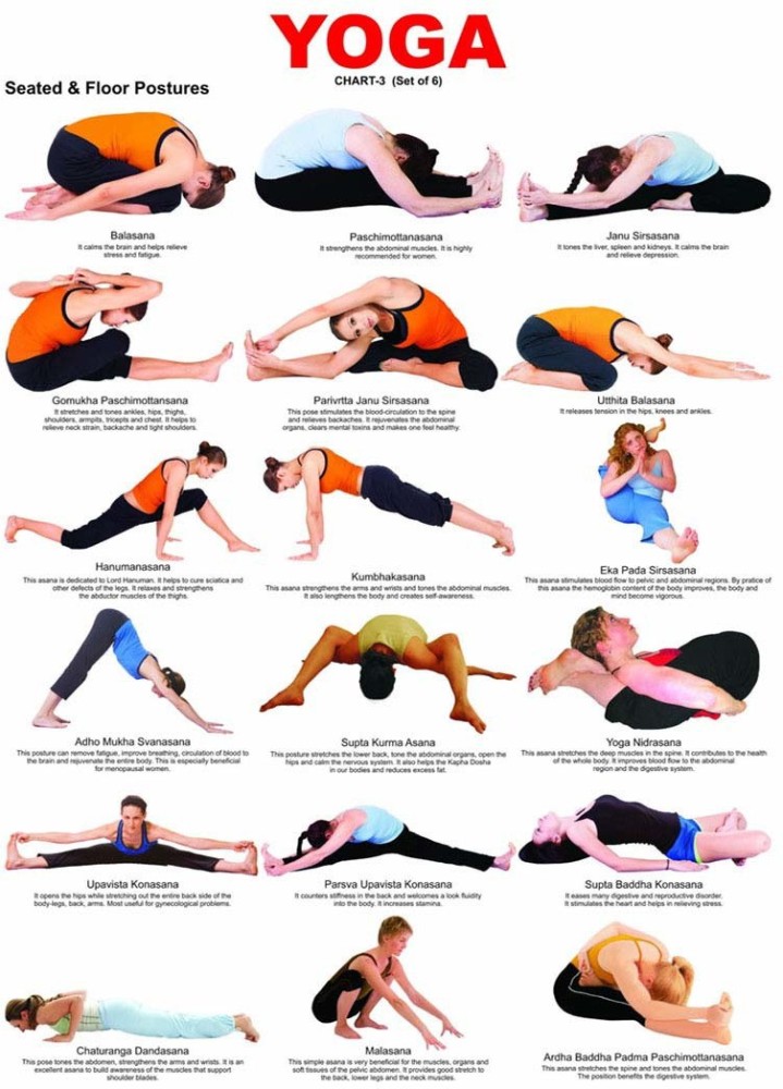 Aggregate 147+ all yoga poses chart super hot - kidsdream.edu.vn