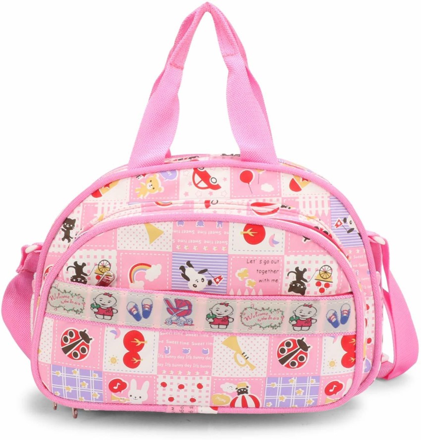 Baby Products Online - Cute Baby Diaper Bag Large Stroller Diaper Bags  Zipper Embroidery Maternity Bag For Baby Mom Single Shoulder Bag Big Babies  - Kideno