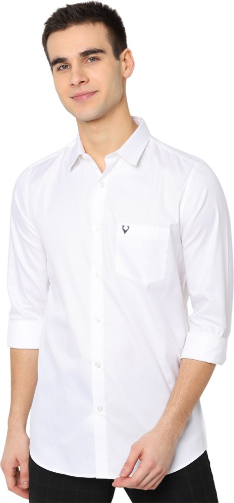 Allen Solly Casual Shirts : Buy Allen Solly Men White Slim Fit