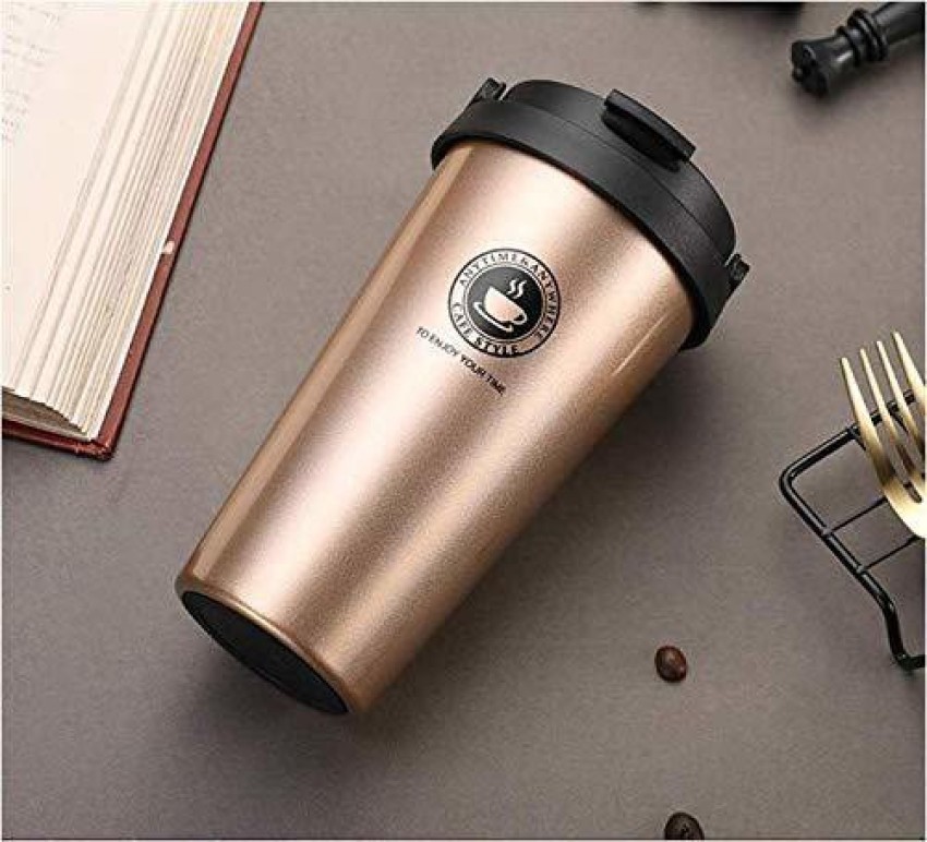 Capacity: 400ml Stainless Steel Vacuum Coffee Flask, For office