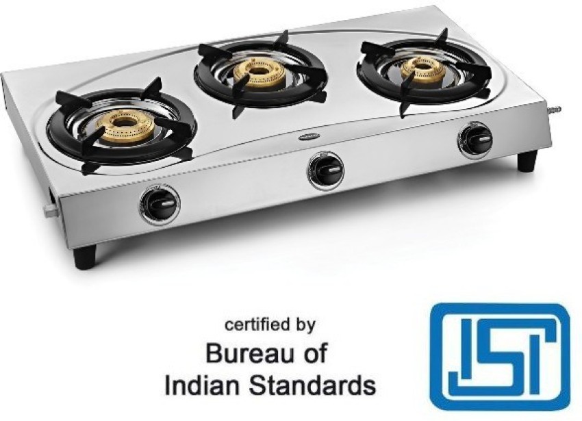 padmini 3 burner gas stove