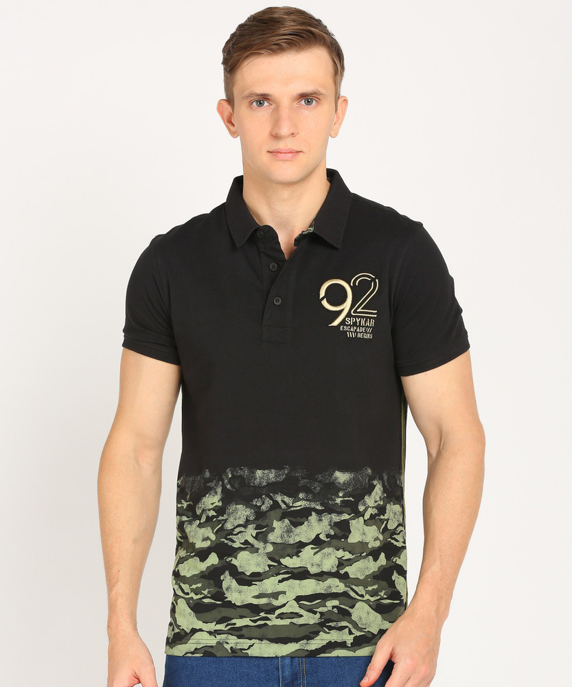 Buy Spykar Military Camouflage Men Polo 