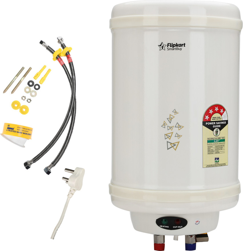 Flipkart SmartBuy 10 L Storage Water Geyser with Accessories (Pristine  Plus, Ivory) Price in India - Buy Flipkart SmartBuy 10 L Storage Water  Geyser with Accessories (Pristine Plus, Ivory) online at Flipkart.com