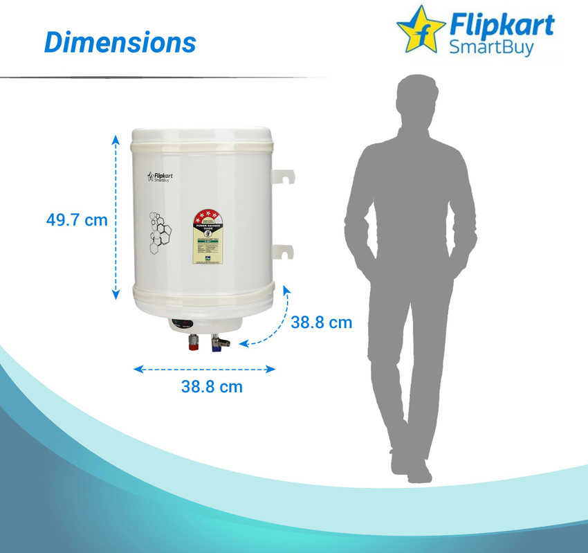 Flipkart SmartBuy 15 L Storage Water Geyser with Accessories (Steamer Pro,  Ivory) Price in India - Buy Flipkart SmartBuy 15 L Storage Water Geyser  with Accessories (Steamer Pro, Ivory) online at Flipkart.com