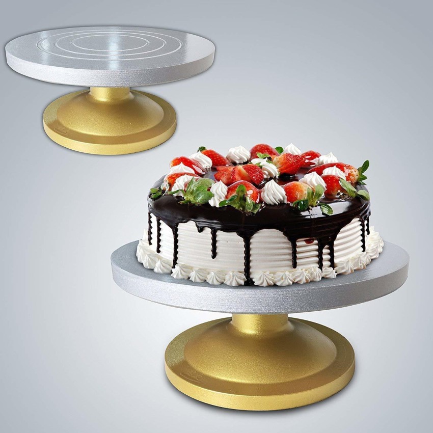 Dropship Cake Turntable With Lock Switch And Scale Mark Plastic Rotating  Cake Stand For Baking Pastry Cake Decorating Tool Baking Tool to Sell  Online at a Lower Price | Doba