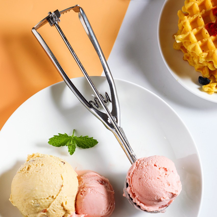 Fruit Scooper Durable Tasteless Ice Cream Scoop Stainless Steel