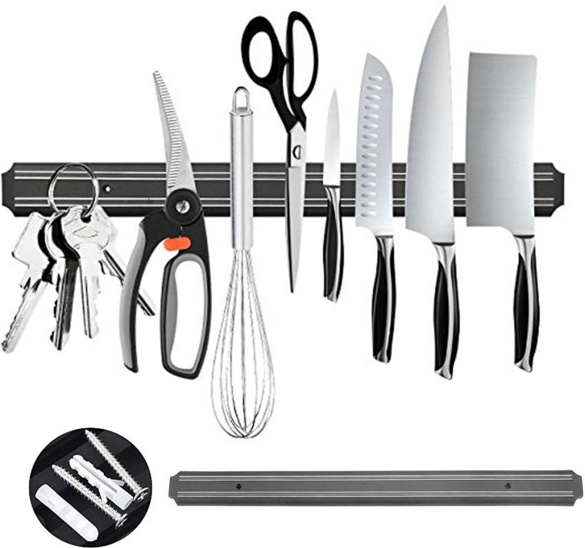 Powerful Magnetic Knife Strip or Magnetic Knife Holder Kitchen Wall Mount  Rack for Knives,Garage & Workshop Tools Wall Rack 