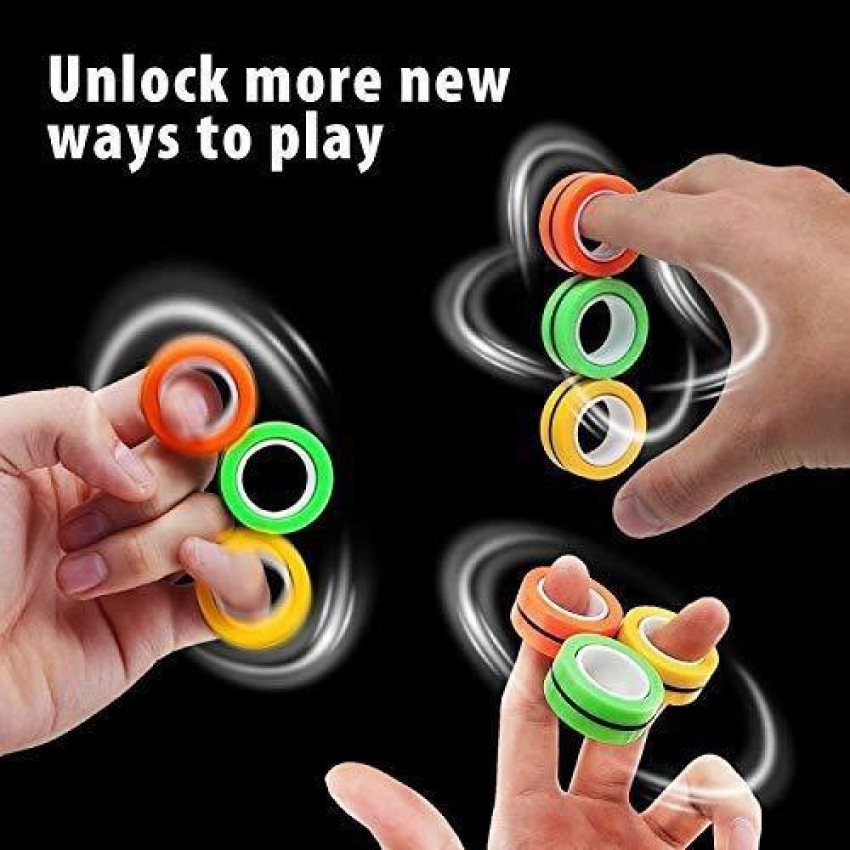 Wholesale Anxiety Decompression Stress Relief Finger Spinner Ring Toys Adult  Kids Magnetic Ring Fidget Toys - China Fidget Spinner Ring and Magnets  Spinner Rings price